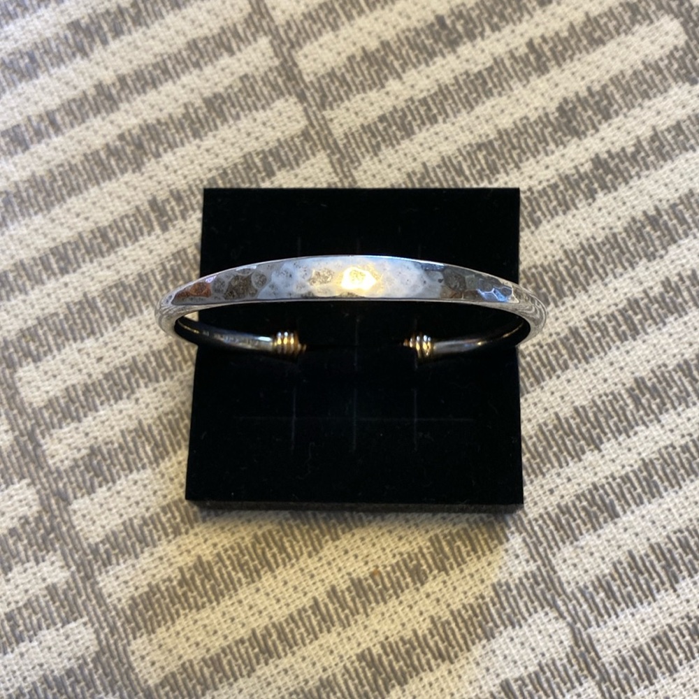 JAMES AVERY Sterling Silver Bracelet w/Gold Accents